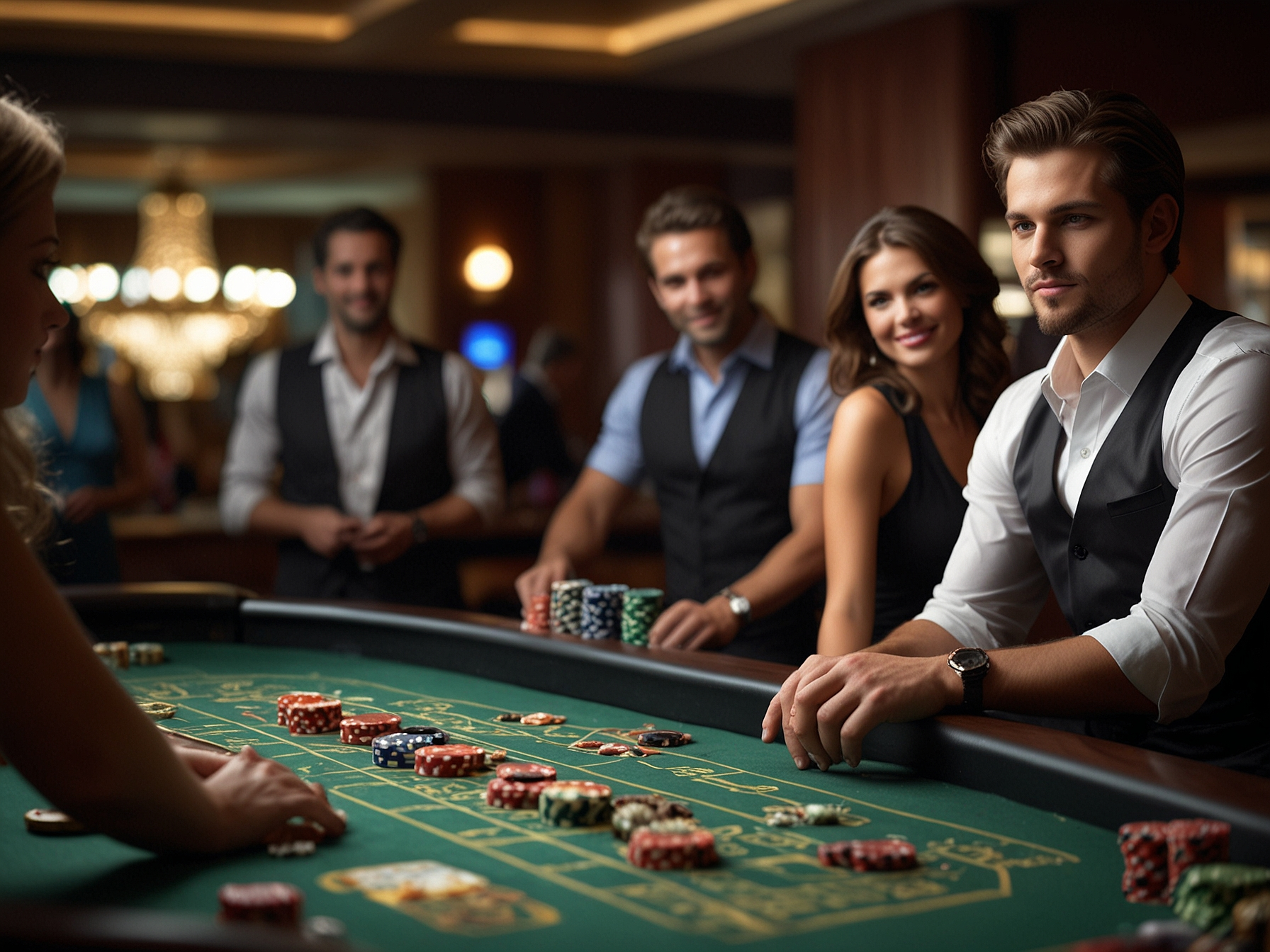 Diverse selection of casino games